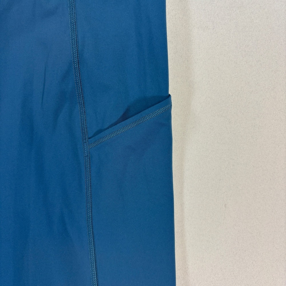 Lululemon Fast and Free Tight 28 Women 12 Blue Brushed Nulux Running Workout - Picture 11 of 12